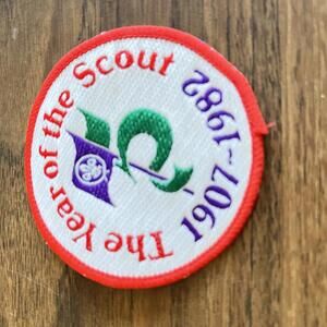 The Year of the Scout 1907-1982 BSA Boy Scouts of America Patch